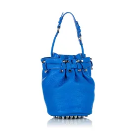 Alexander Wang Diego Leather Bucket Bag (SHG-23349)