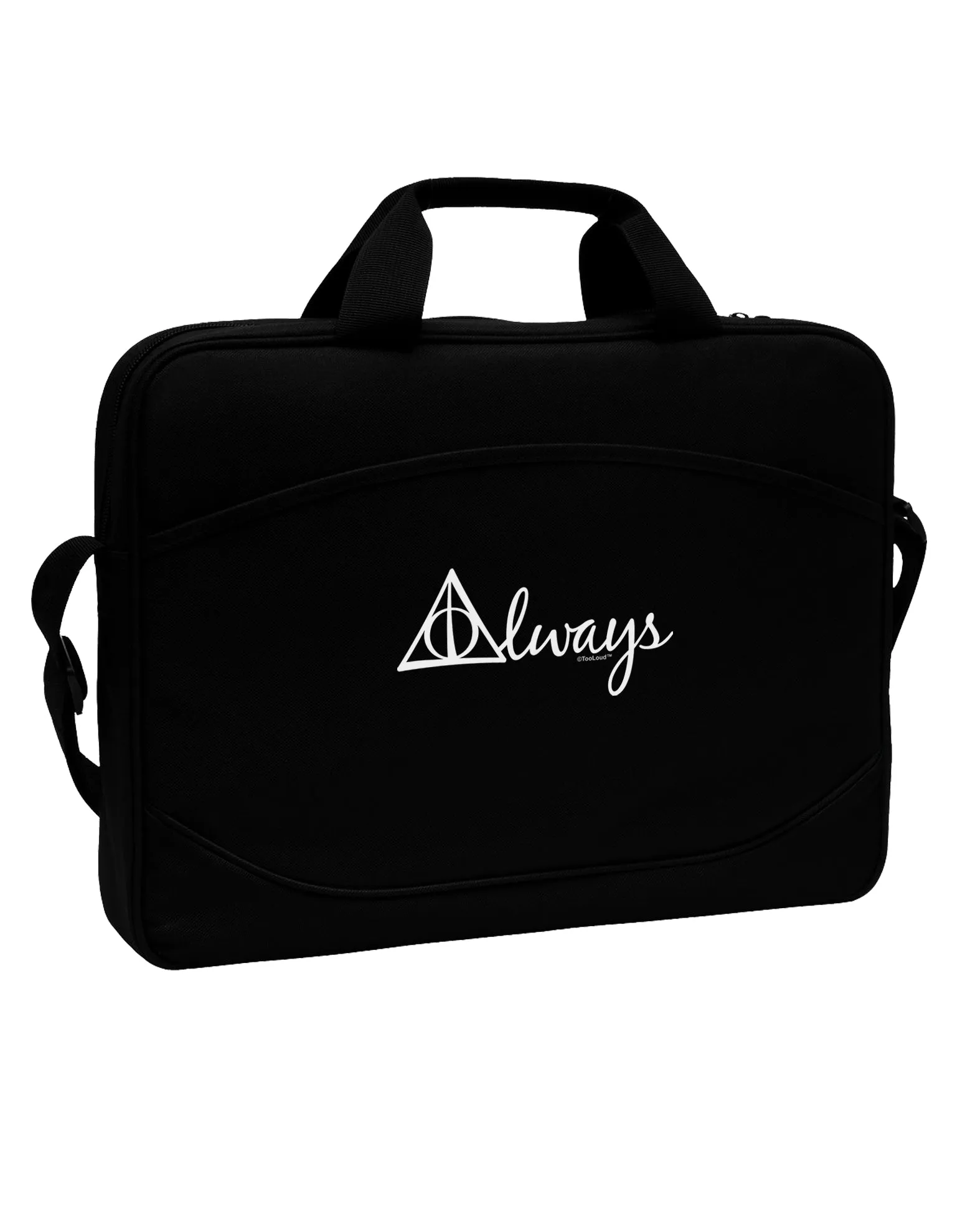 Always Magic Symbol Cursive 15&#x22; Dark Laptop / Tablet Case Bag by TooLoud
