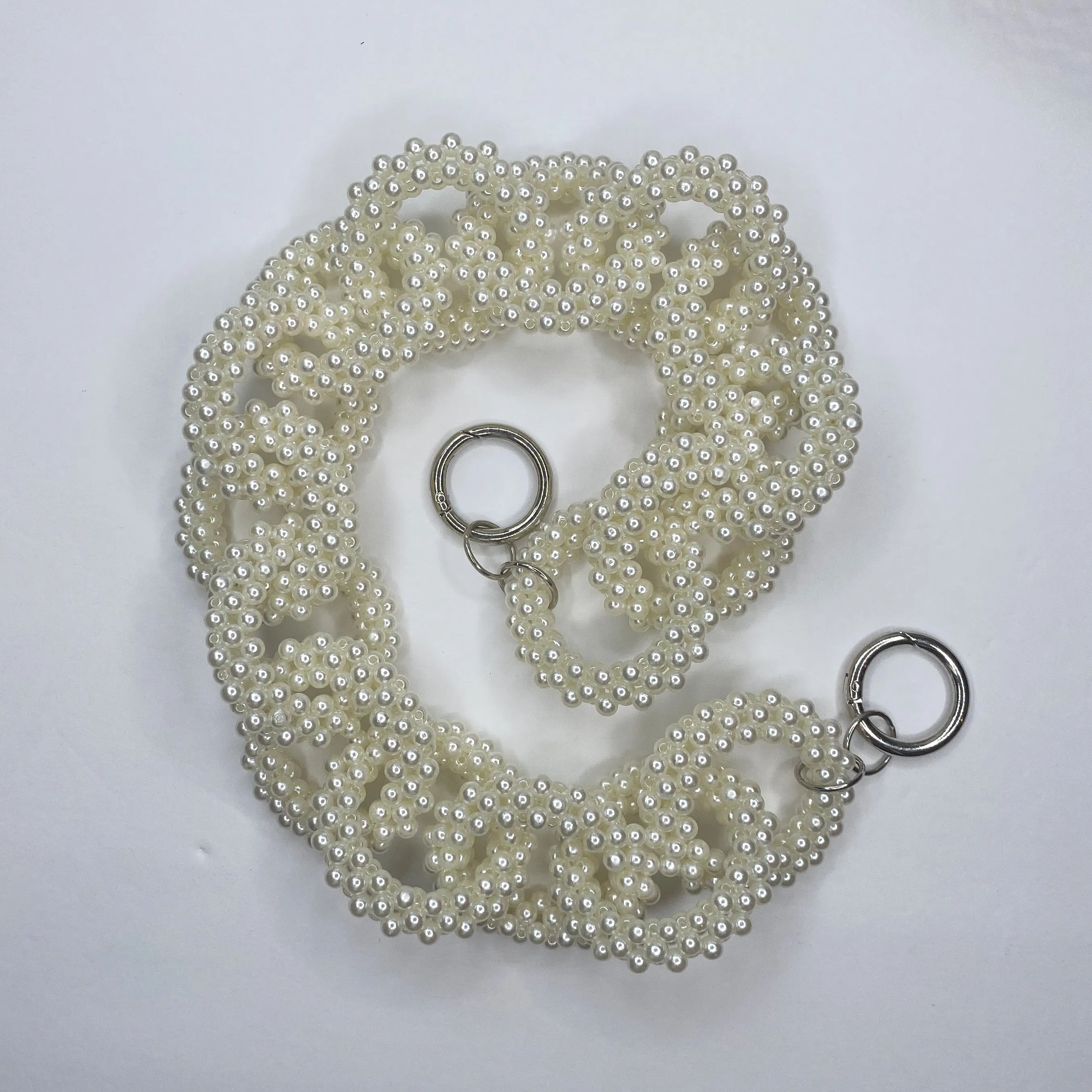 Beaded Pearl Bag Strap