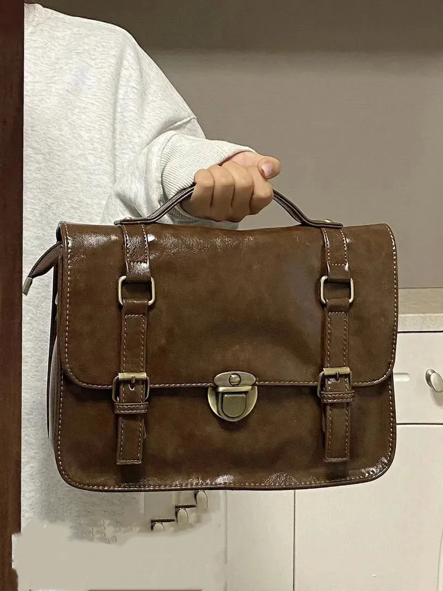 binfenxie Japanese Students Vintage Women Handbags Crossbody Streetwear Preppy Y2k Fashion Messenger Bag Trendy All Match Casual Backpacks