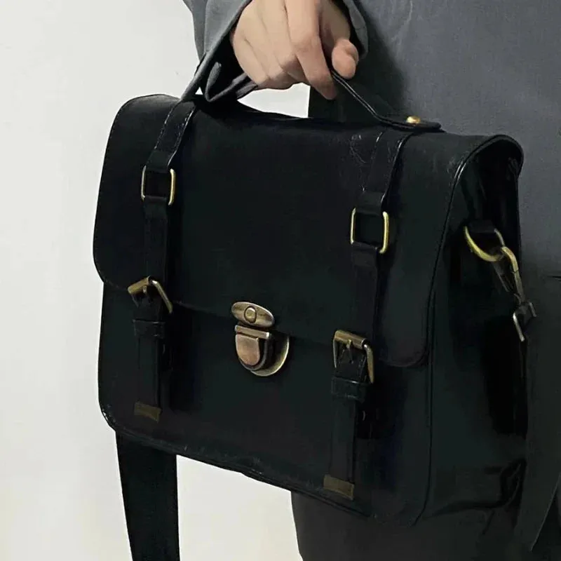 binfenxie Japanese Students Vintage Women Handbags Crossbody Streetwear Preppy Y2k Fashion Messenger Bag Trendy All Match Casual Backpacks