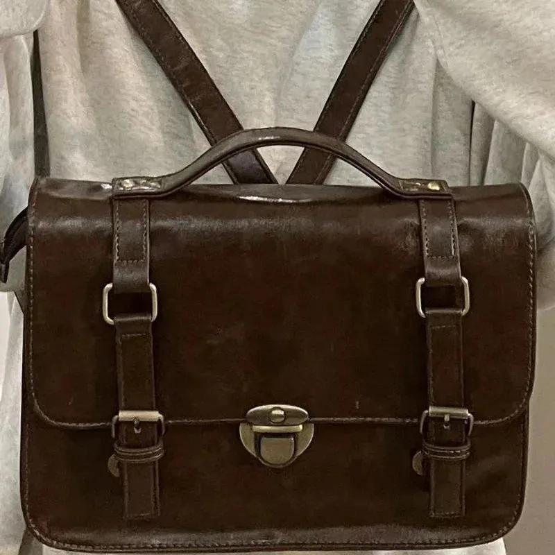 binfenxie Japanese Students Vintage Women Handbags Crossbody Streetwear Preppy Y2k Fashion Messenger Bag Trendy All Match Casual Backpacks