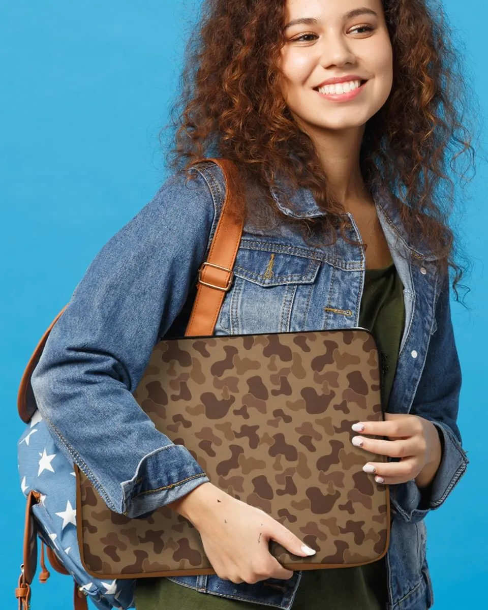 Brown Camouflage Cool Laptop Sleeve Bag