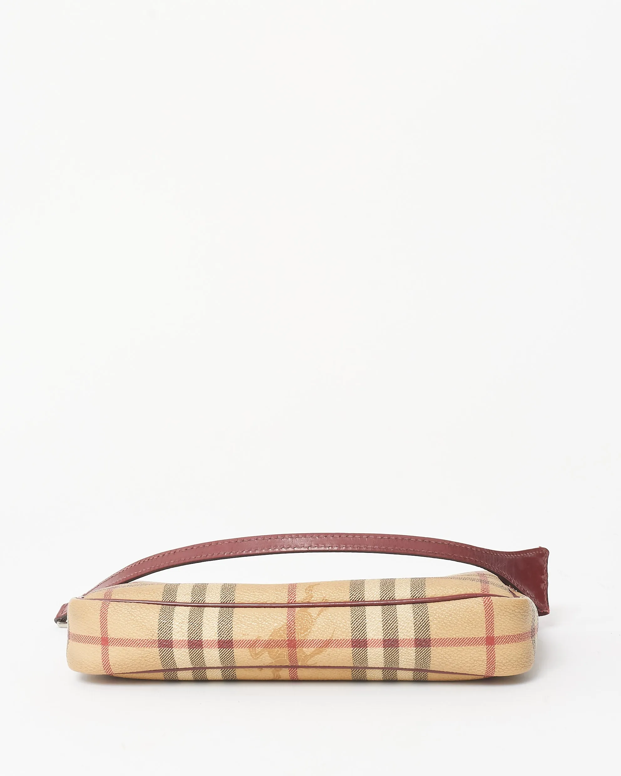 Burberry Haymarket Check Coated Canvas Pochette D'Accessoires