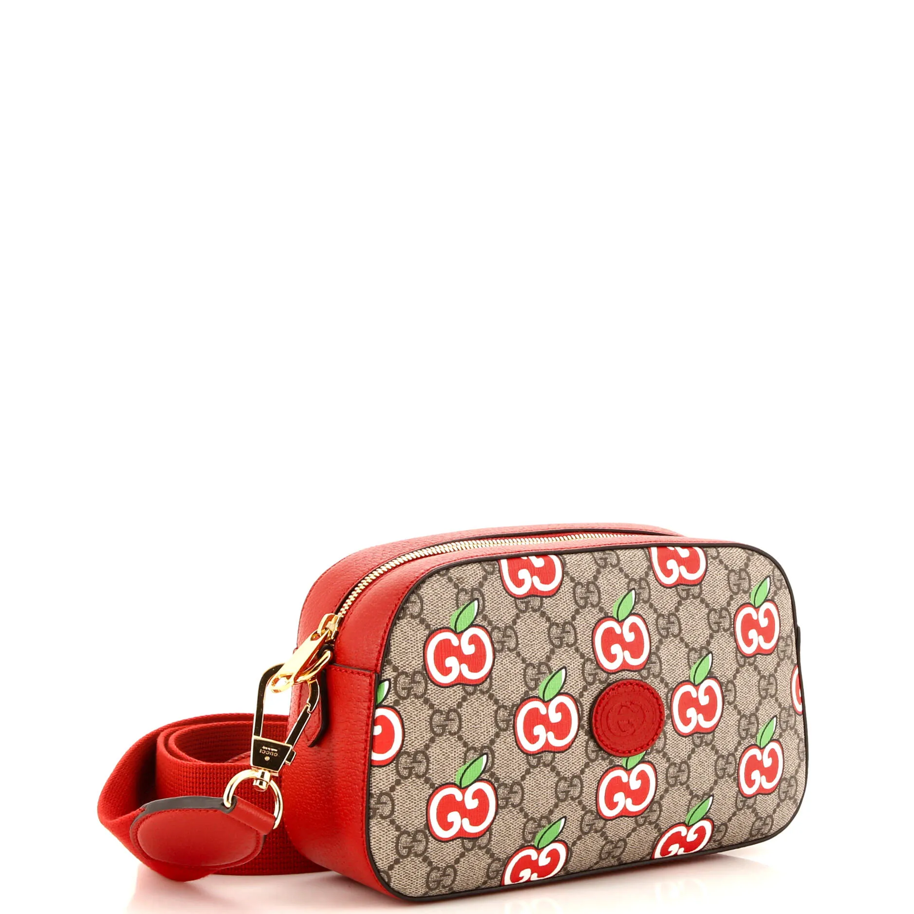 Camera Messenger Bag Printed GG Coated Canvas