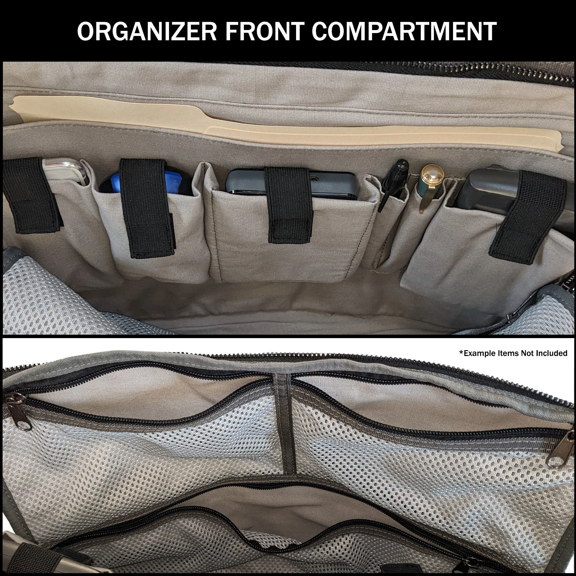 Canvas Messenger  Laptop Case;  Satchel  Organizer