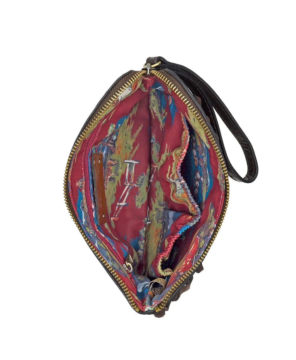 Cassini Wristlet - Nubuck Suede