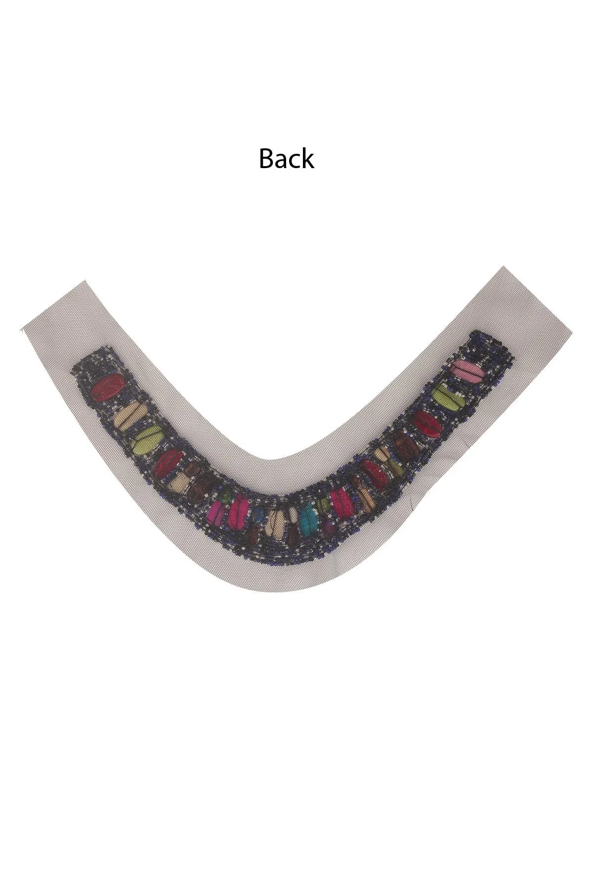 Collar Trimmings Neck Design Beaded Neck