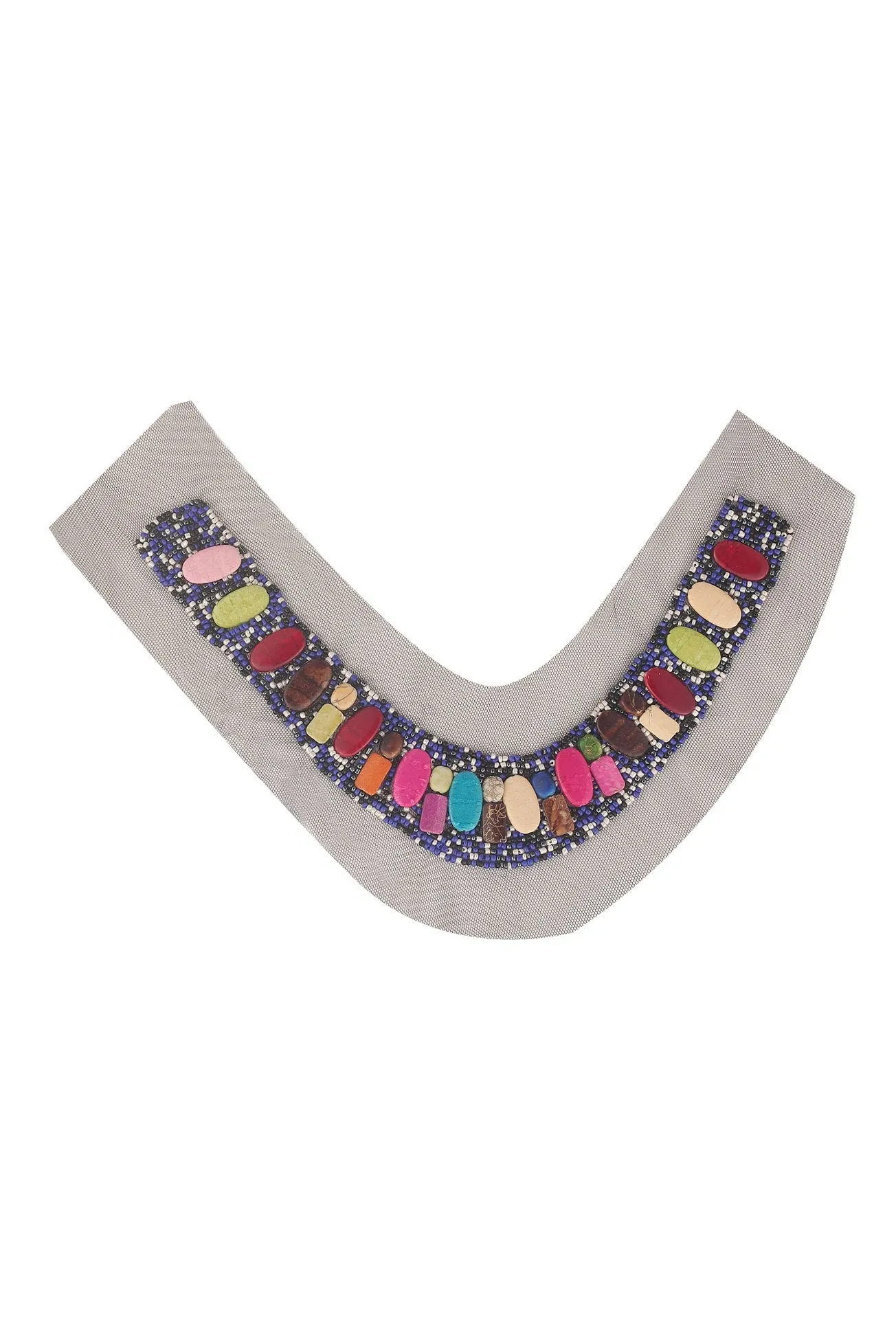Collar Trimmings Neck Design Beaded Neck