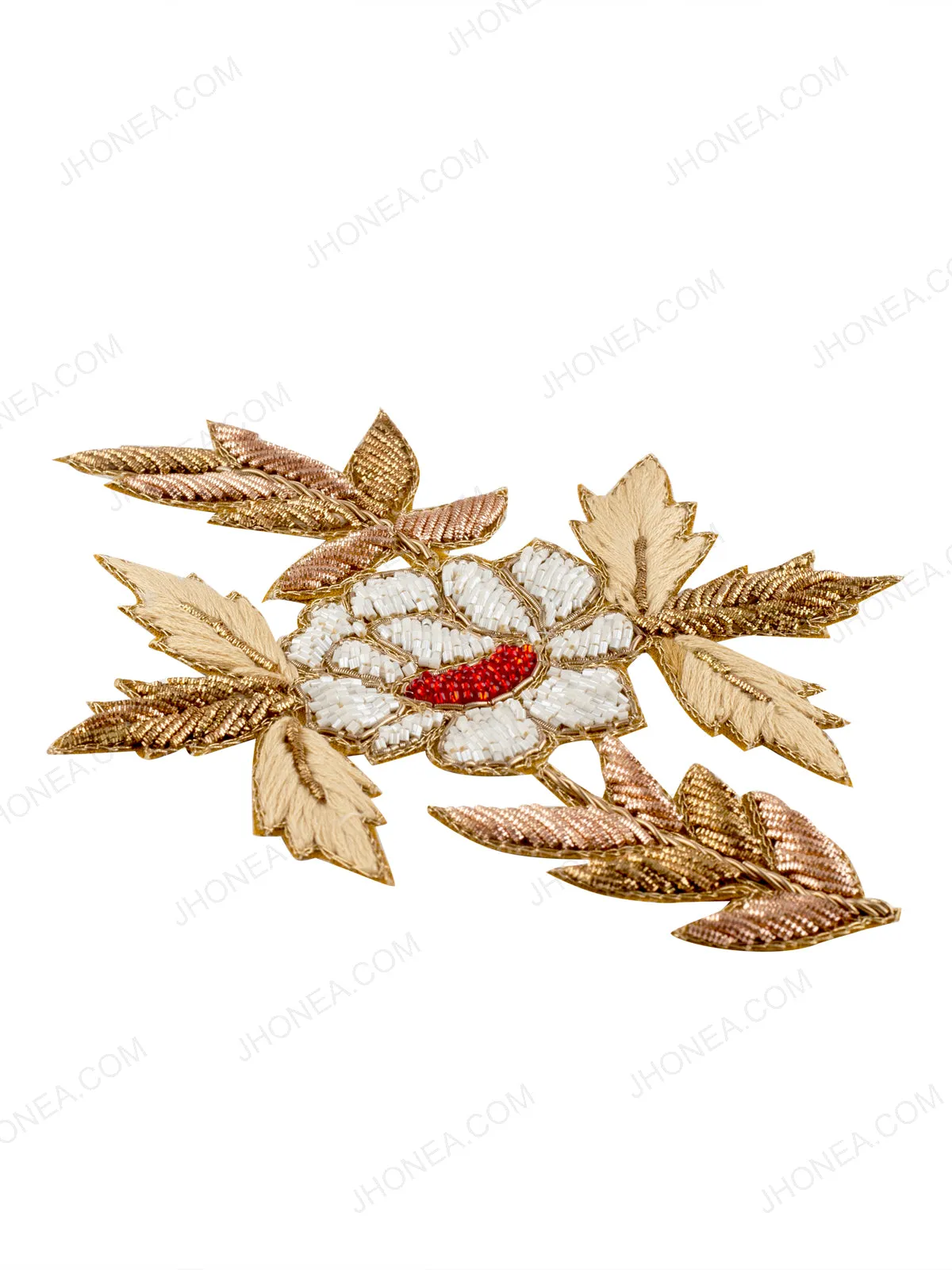 Delicately Embellished Handmade Cutwork Patch