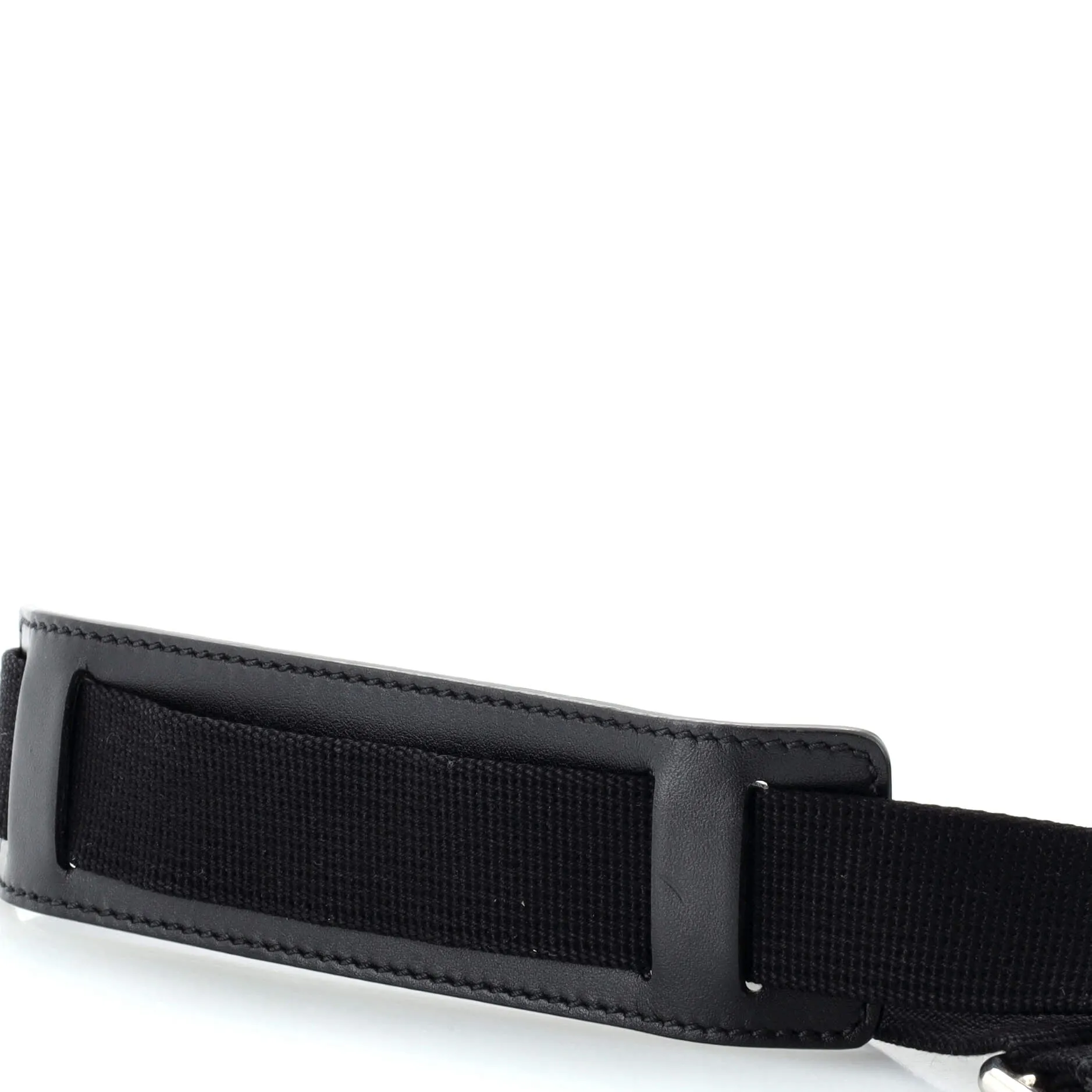 Front Zip Messenger GG Embossed Perforated Leather Small