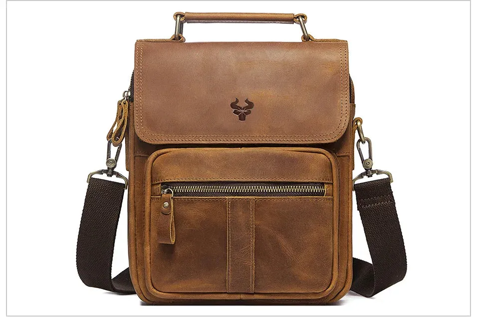 Genuine Leather Business Messenger Bag