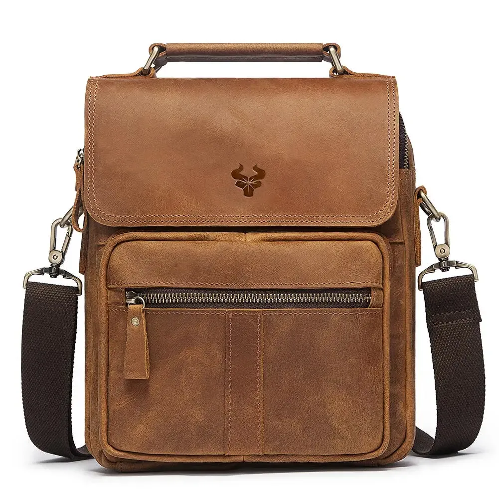 Genuine Leather Business Messenger Bag