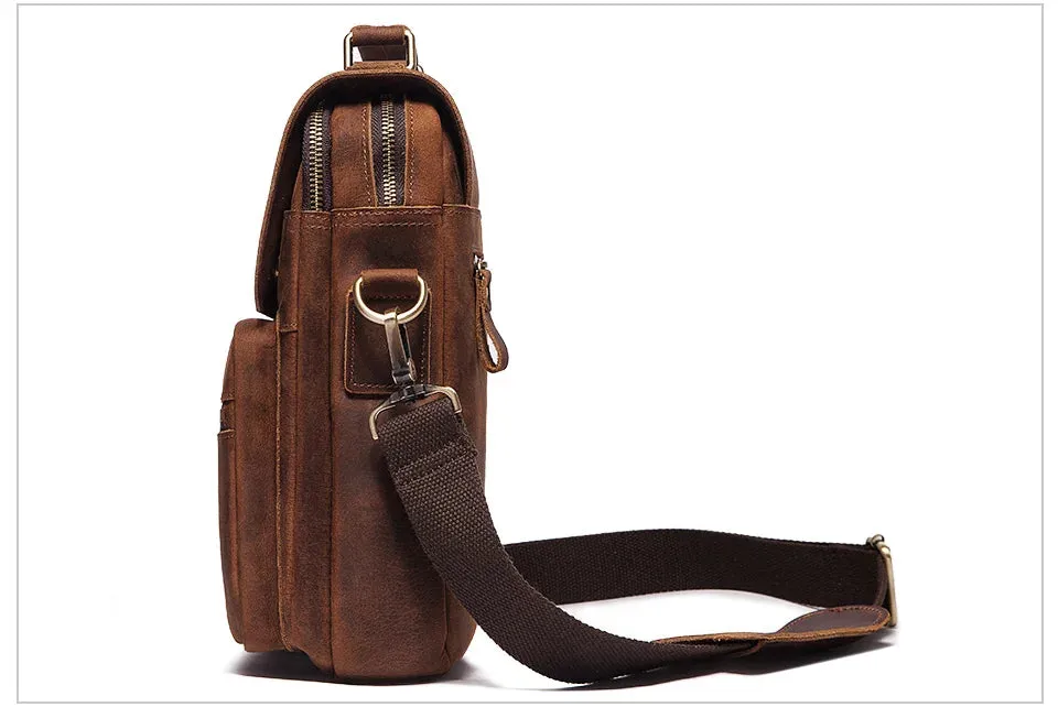 Genuine Leather Business Messenger Bag