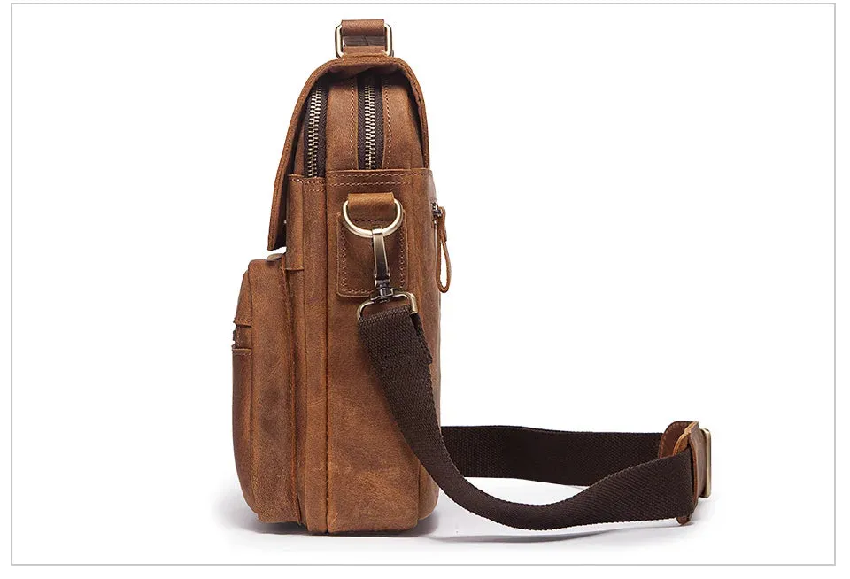 Genuine Leather Business Messenger Bag