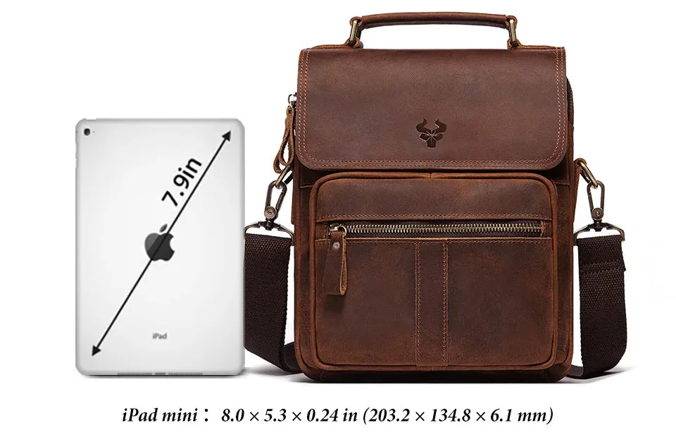 Genuine Leather Business Messenger Bag