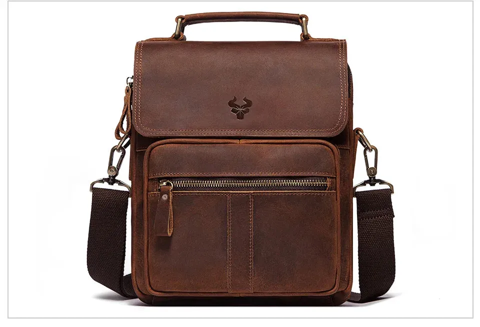 Genuine Leather Business Messenger Bag
