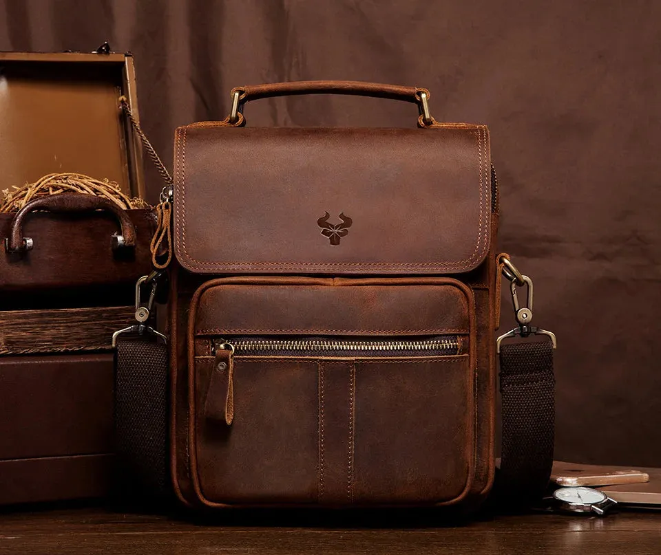 Genuine Leather Business Messenger Bag