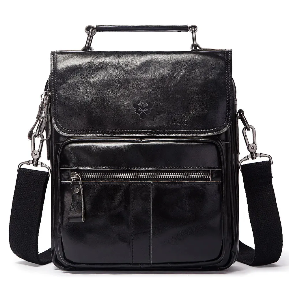 Genuine Leather Business Messenger Bag