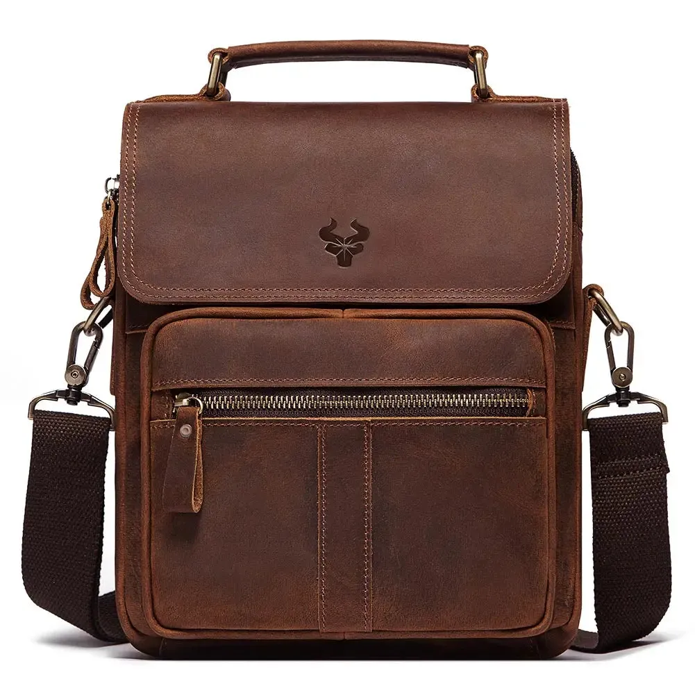 Genuine Leather Business Messenger Bag