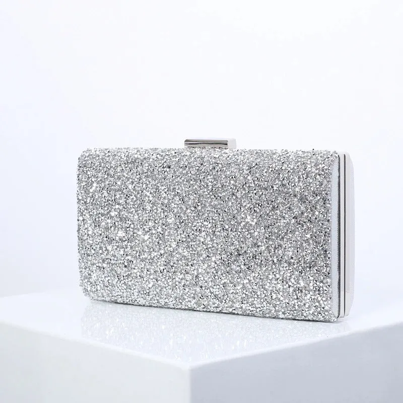 Glitter Sequin Structures Clutch Purse Handbags