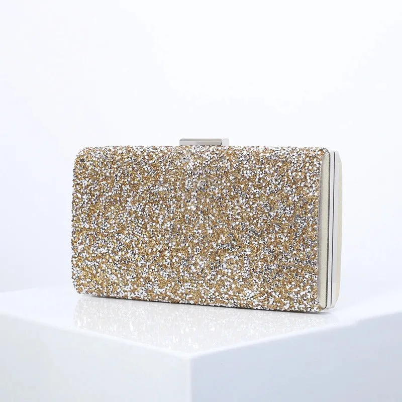 Glitter Sequin Structures Clutch Purse Handbags