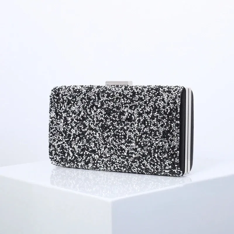 Glitter Sequin Structures Clutch Purse Handbags