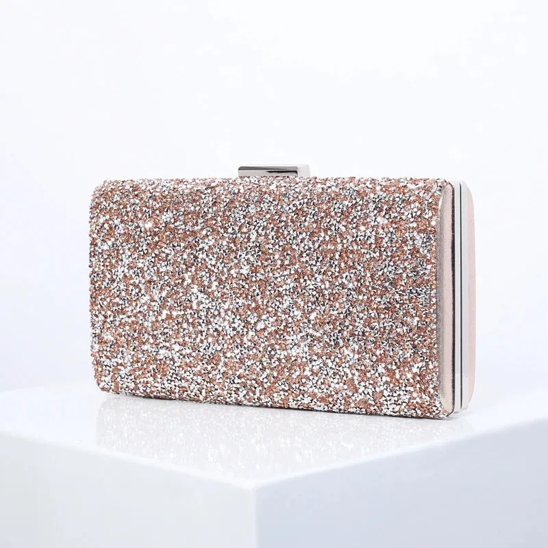 Glitter Sequin Structures Clutch Purse Handbags
