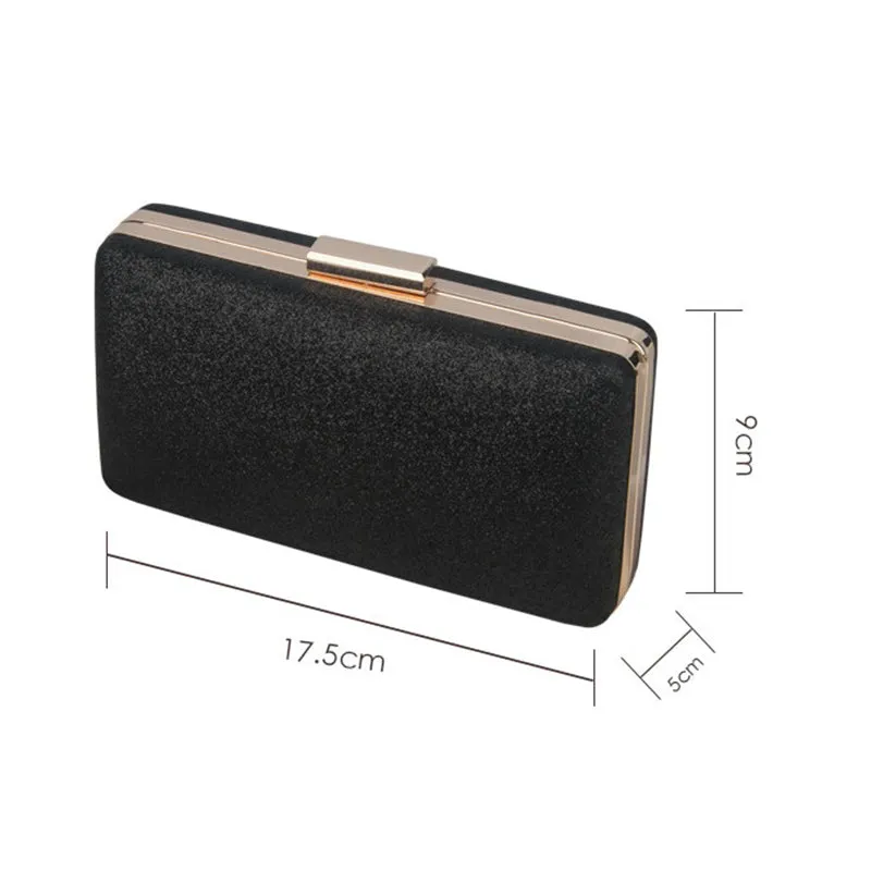 Glitter Sequin Structures Clutch Purse Handbags