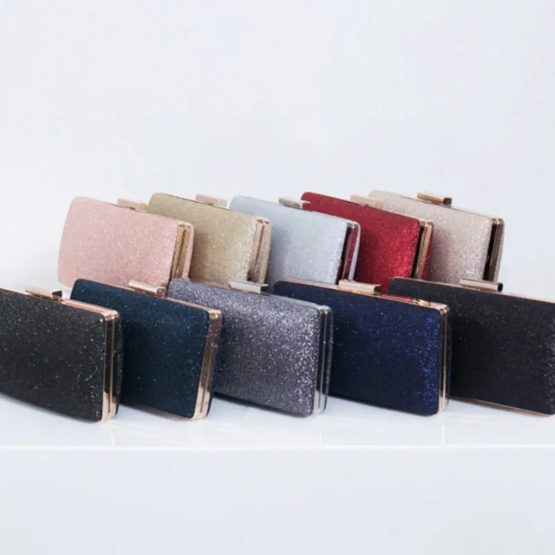Glitter Sequin Structures Clutch Purse Handbags