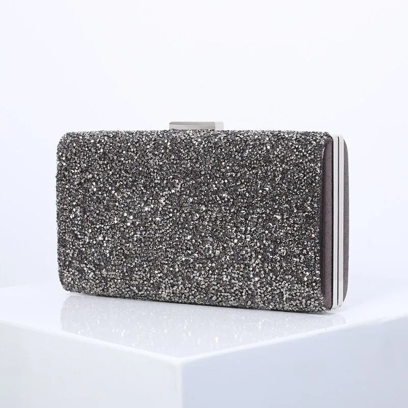 Glitter Sequin Structures Clutch Purse Handbags
