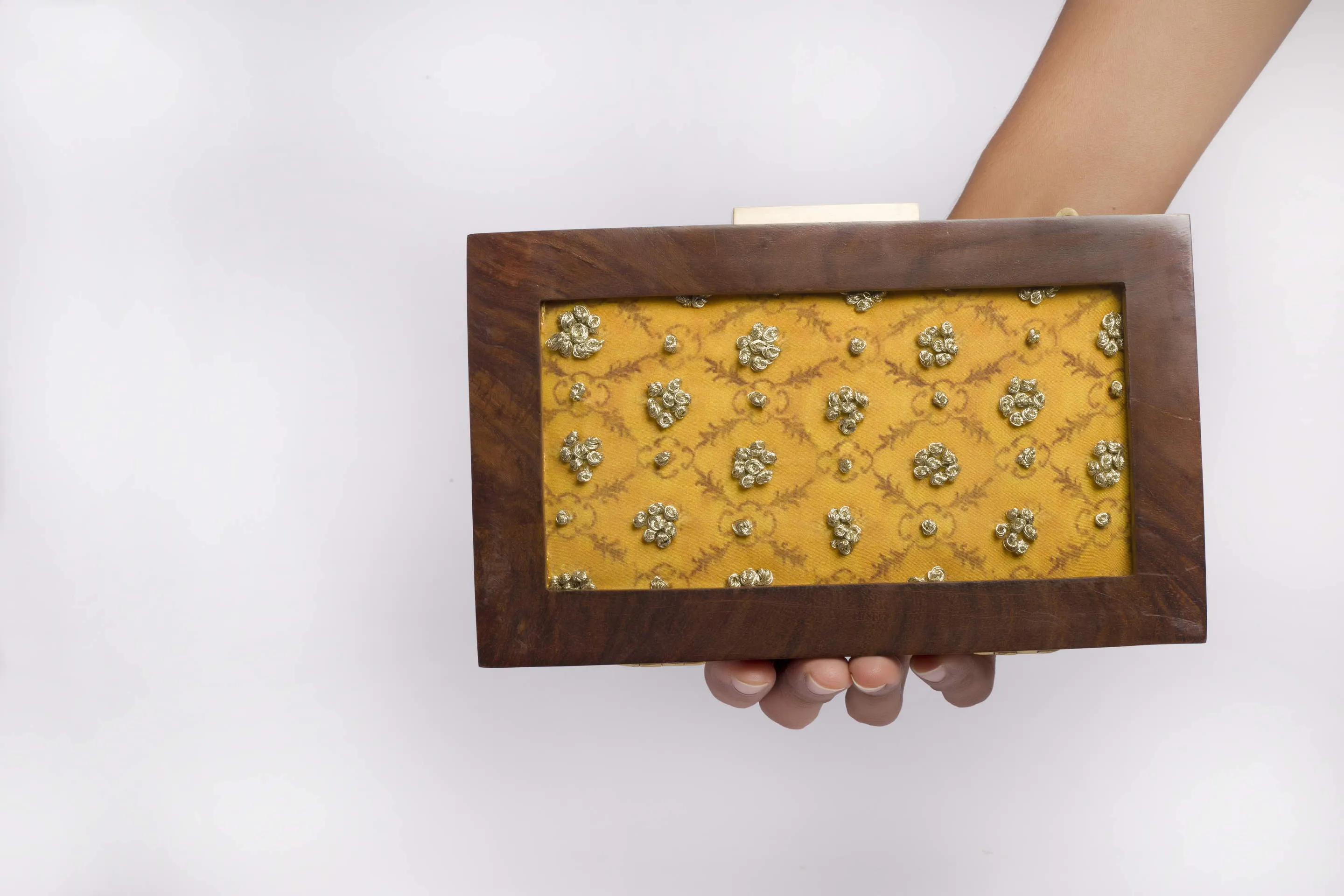Gold wire detailing Clutch