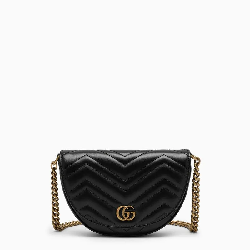 Gucci Gg Marmont Black Mini Bag Women