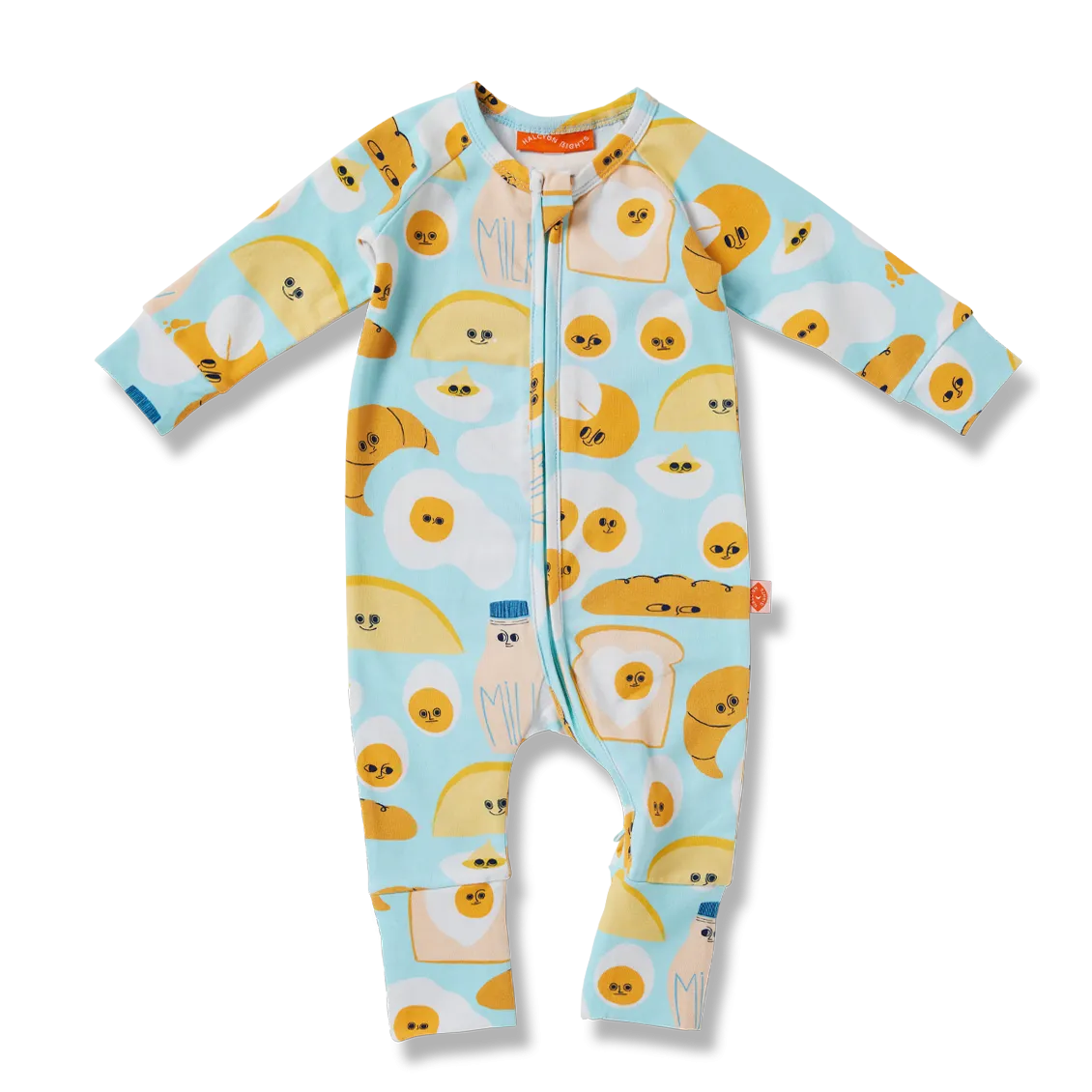 Halcyon Nights Long Sleeve Zipsuit - Brunch Buddies