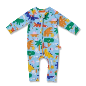 Halcyon Nights Long Sleeve Zipsuit - Dino Days