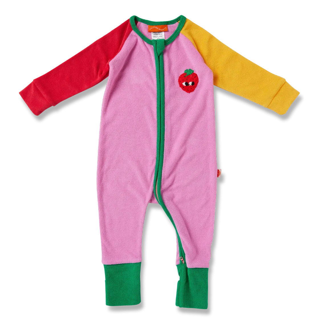 Halcyon Nights Terry Long Sleeve Zipsuit - Happy Harvest
