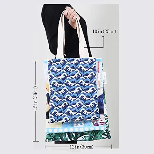 Hawaiian Decorations Collection canvas messenger bag Patterns with Hibiscus and Hummingbirds