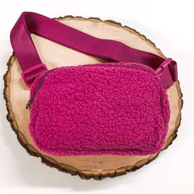Headed to Aspen Sherpa Fanny Pack in Fuchsia