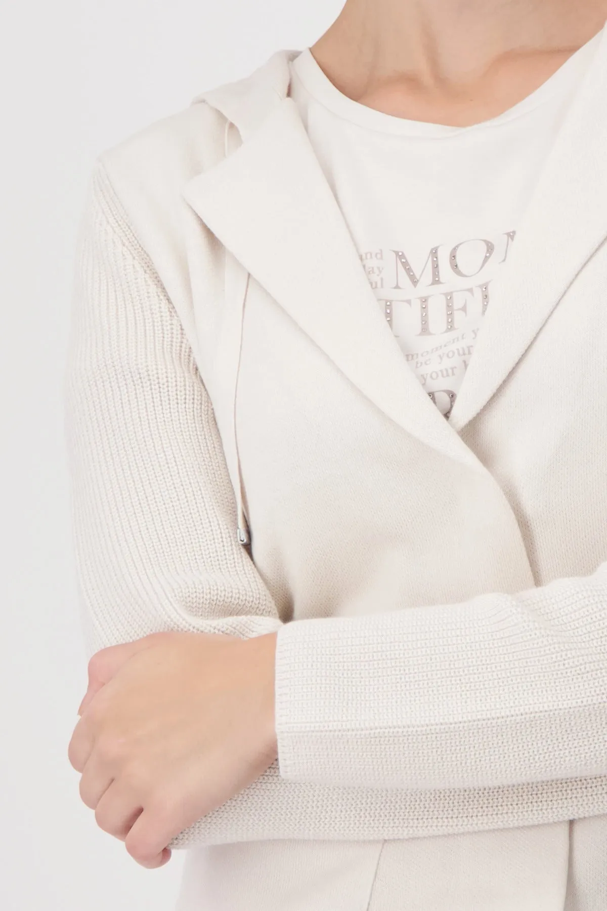 Hooded jacket - Creamy Beige