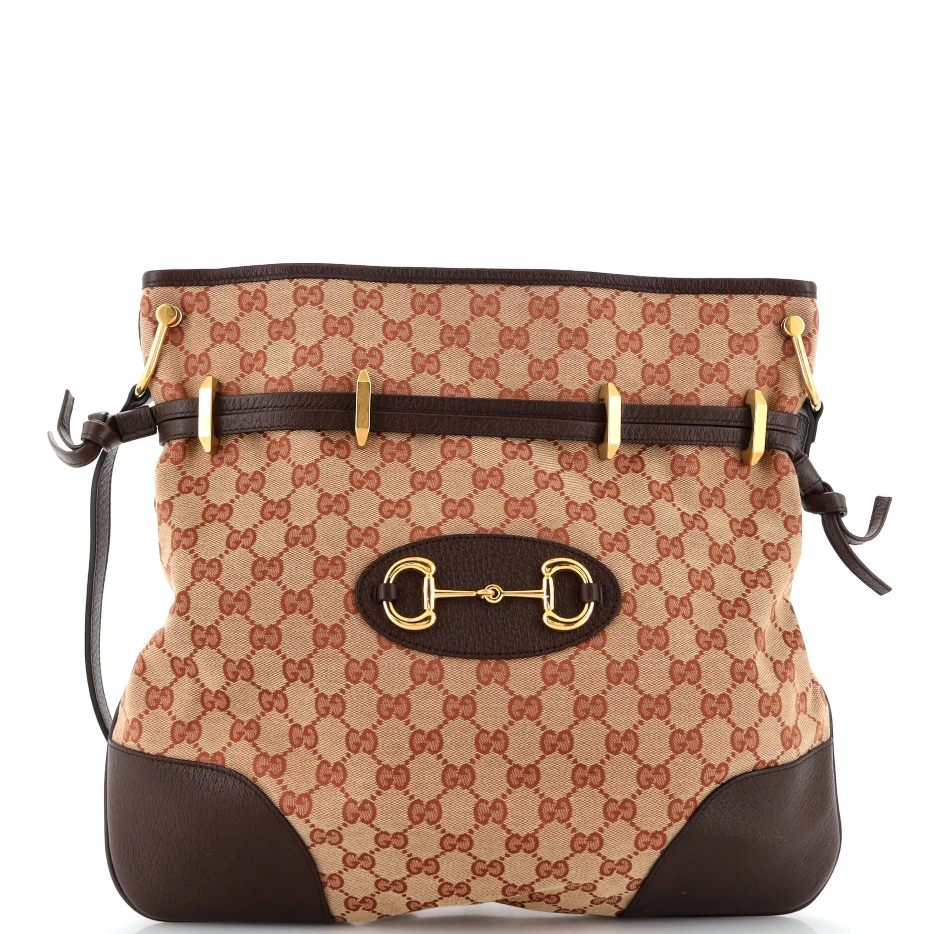 Horsebit 1955 Messenger Bag GG Canvas Large