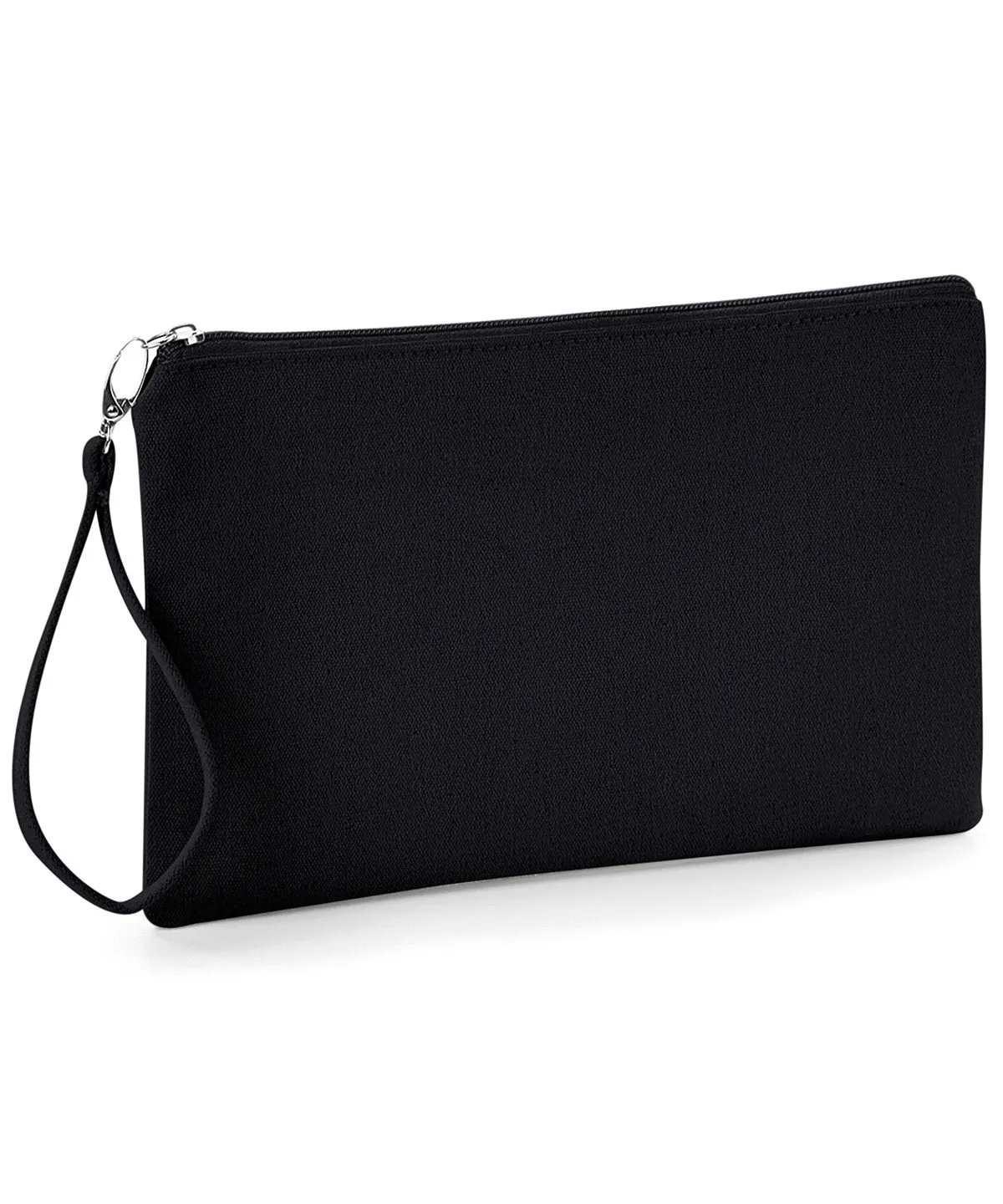 Light Grey/Light Grey - Canvas wristlet pouch