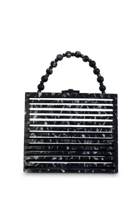 Little Women Box Bag - Marble Blue
