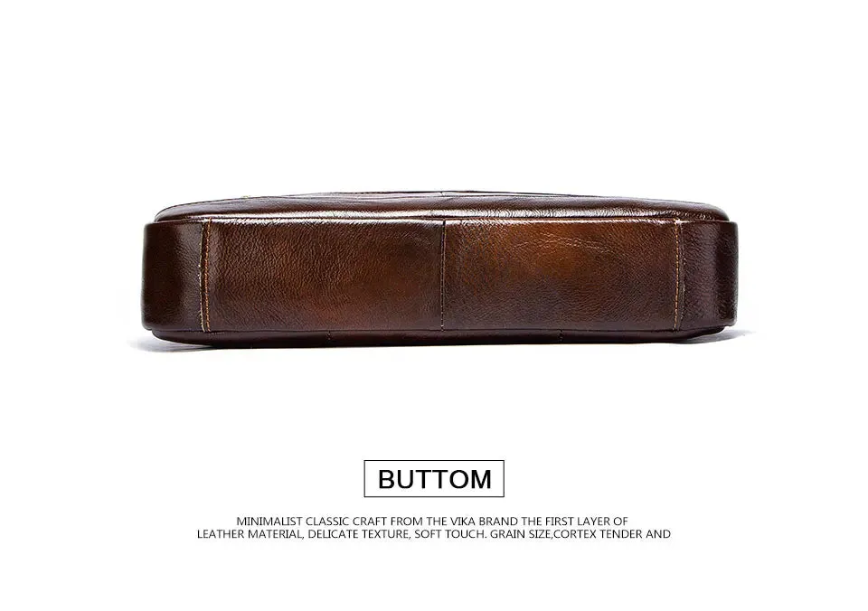 Luxury Genuine Leather Men's Briefcase