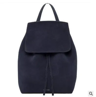 MANSURSTUDIOS  women Faux suede backpack mansur lady suede backpack