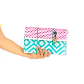 Maria Victoria | Pattern DI  | Upcycled, Handwoven, Clutch