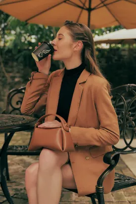 Milan Top-handle Bag in Camel