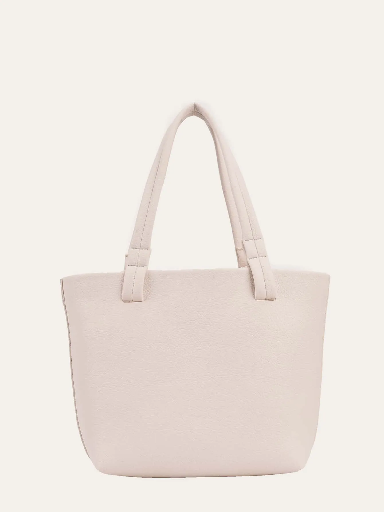 Minimalist Tote Bag With Inner Pouch