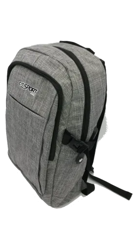 Multi-Pocket Two Tone Travel Laptop Backpack with USB port