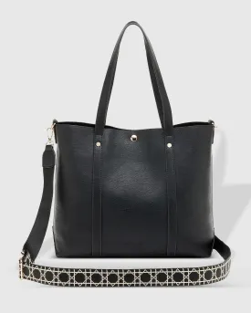 Nevada Ezra Tote Bag in Black