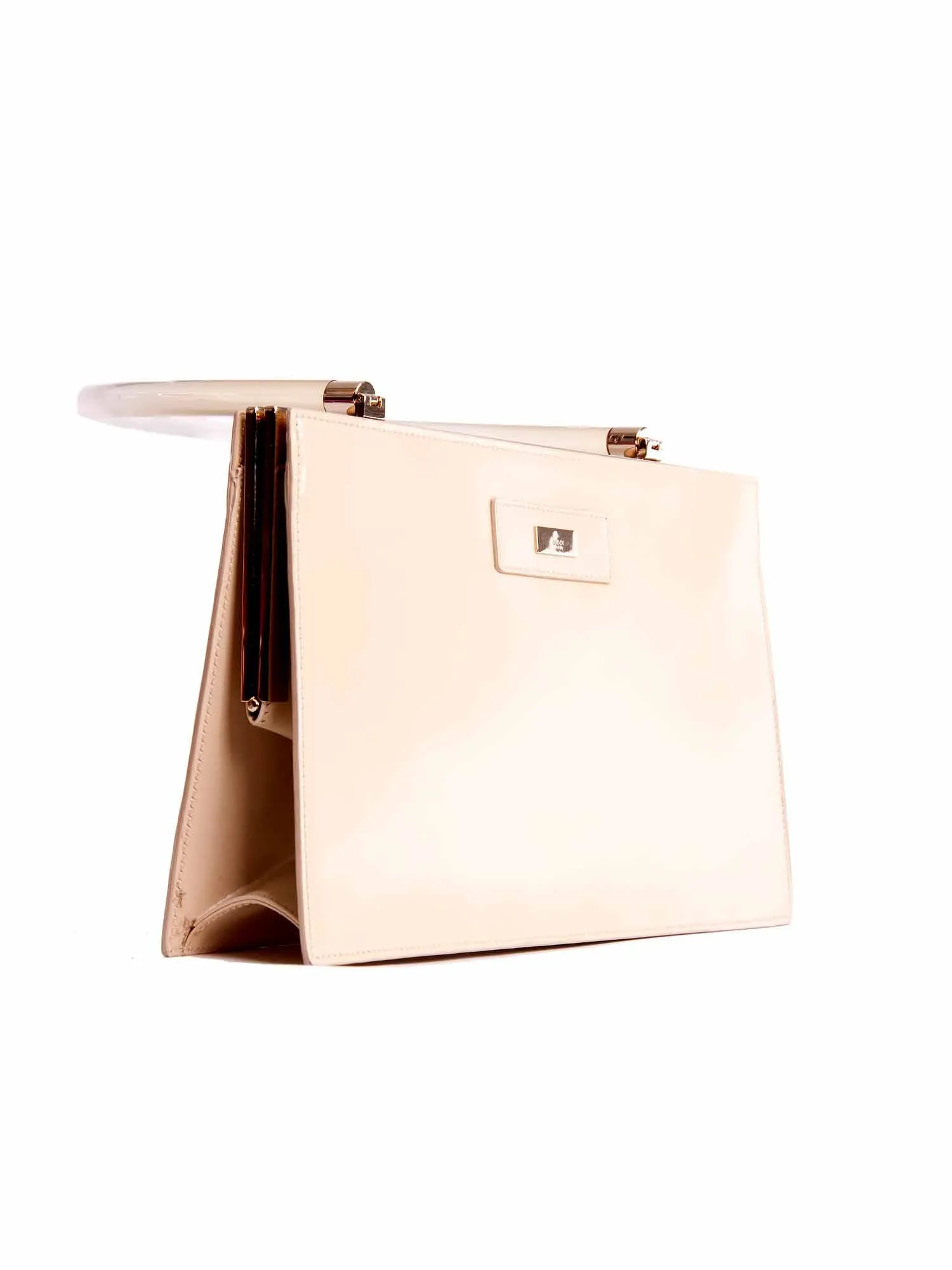 Plexiglass Top Handle Bag